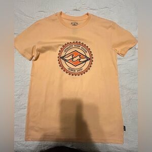 Billabong Boys Orange Surf Graphic Tee, Size S (Age 8) *New w/o Tag*